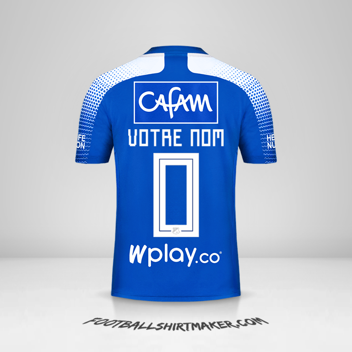 Maillot Millonarios FC 2020 -  votre nom - 0