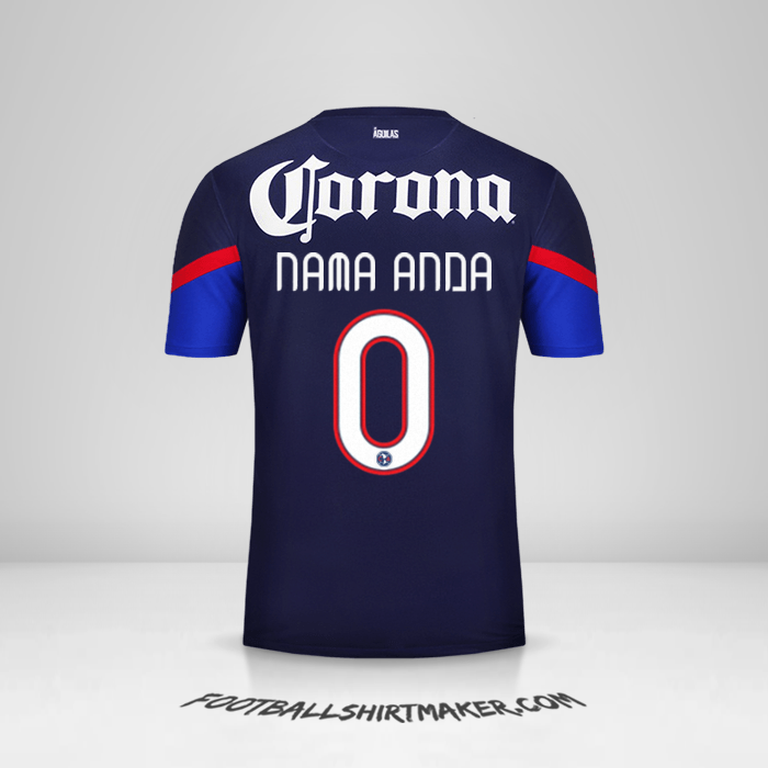 Jersey Club America 2012/13 II -  nama anda - 0