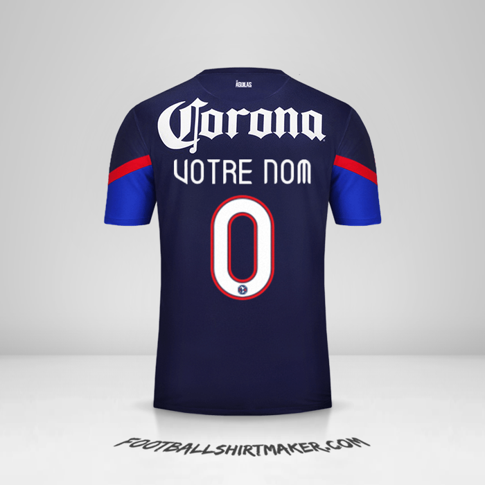 Maillot Club America 2012/13 II -  votre nom - 0