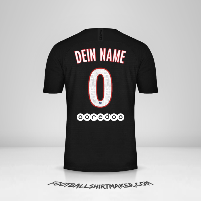 Trikot Paris Saint Germain 2019/20 IV -  dein name - 0