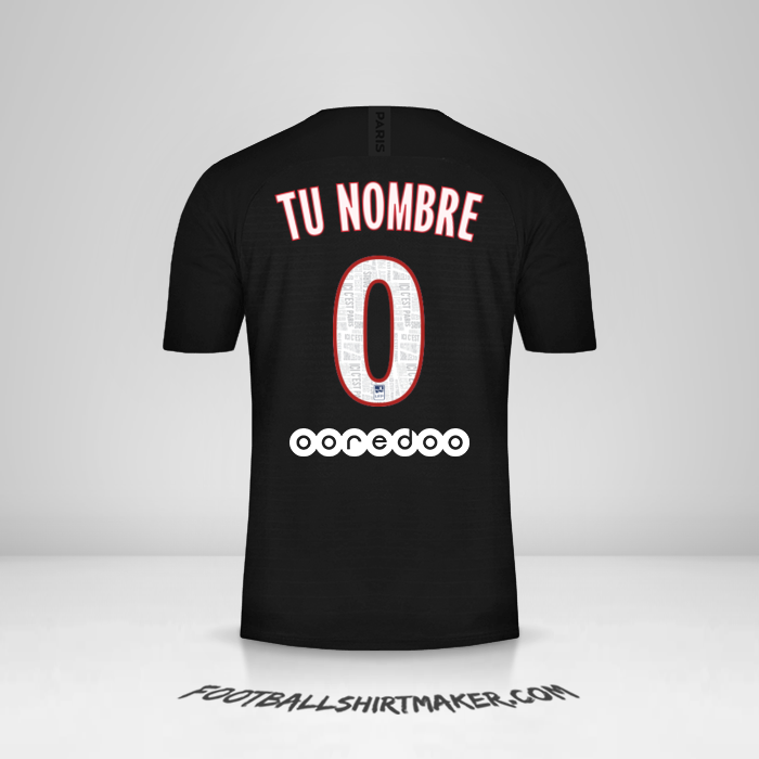 Jersey Paris Saint Germain 2019/20 IV -  tu nombre - 0