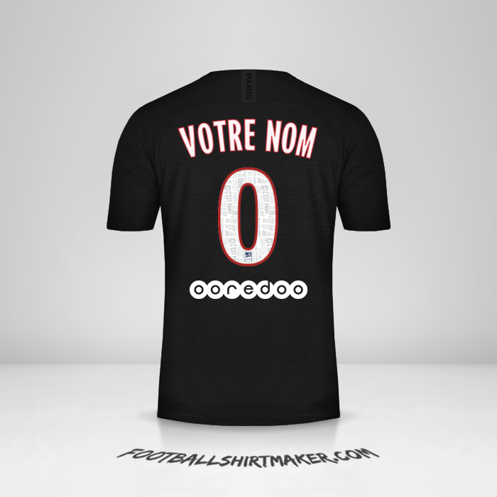 Maillot Paris Saint Germain 2019/20 IV -  votre nom - 0