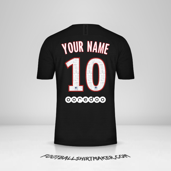 Paris Saint Germain 2019/20 IV shirt number 10 your name