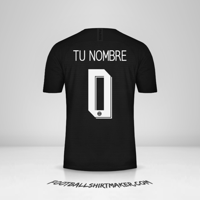 Camiseta Paris Saint Germain 2019/20 Cup IV -  tu nombre - 0