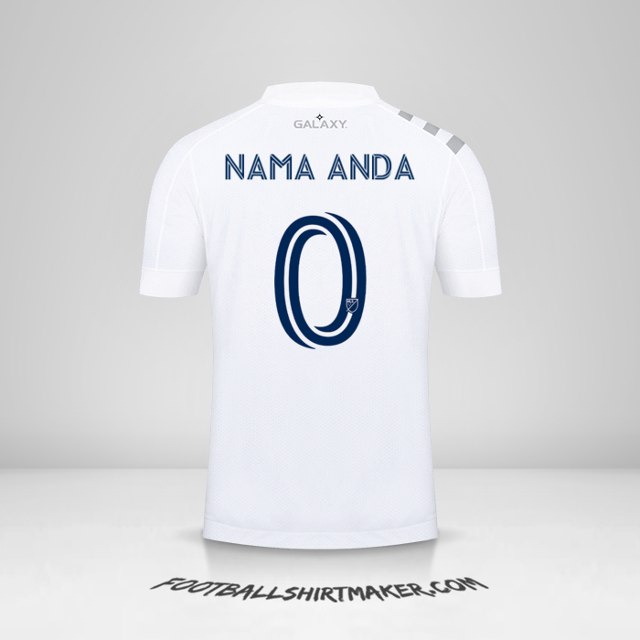 Jersey LA Galaxy 2020/2021 -  nama anda - 0