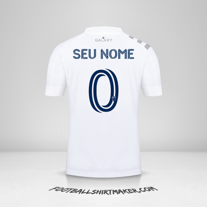 Camisa LA Galaxy 2020/2021 -  seu nome - 0