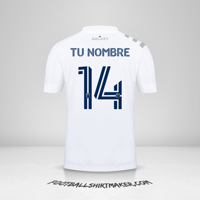 Jersey LA Galaxy 2020/2021 número 14 tu nombre