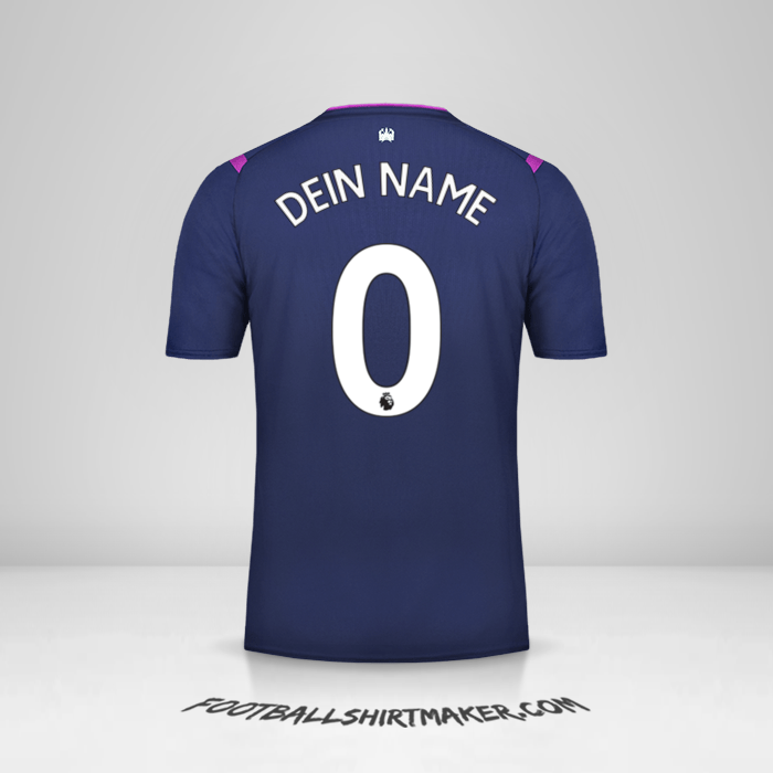 Trikot West Ham United FC 2019/20 III -  dein name - 0