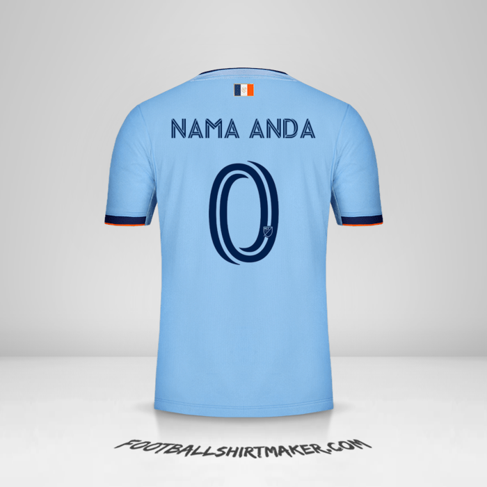 Jersey New York City FC 2020 -  nama anda - 0