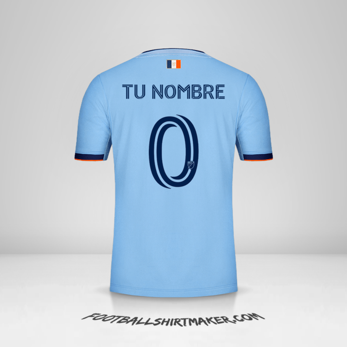 Jersey New York City FC 2020 -  tu nombre - 0