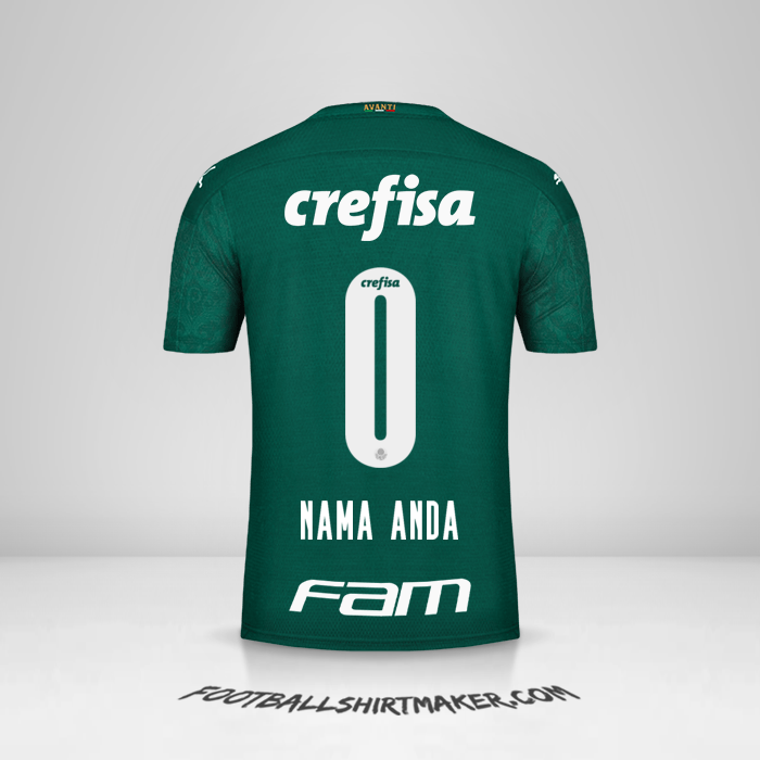 Jersey Palmeiras 2020 -  nama anda - 0