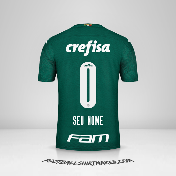 Camisa Palmeiras 2020 -  seu nome - 0