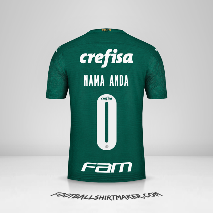 Jersey Palmeiras Libertadores 2020 -  nama anda - 0