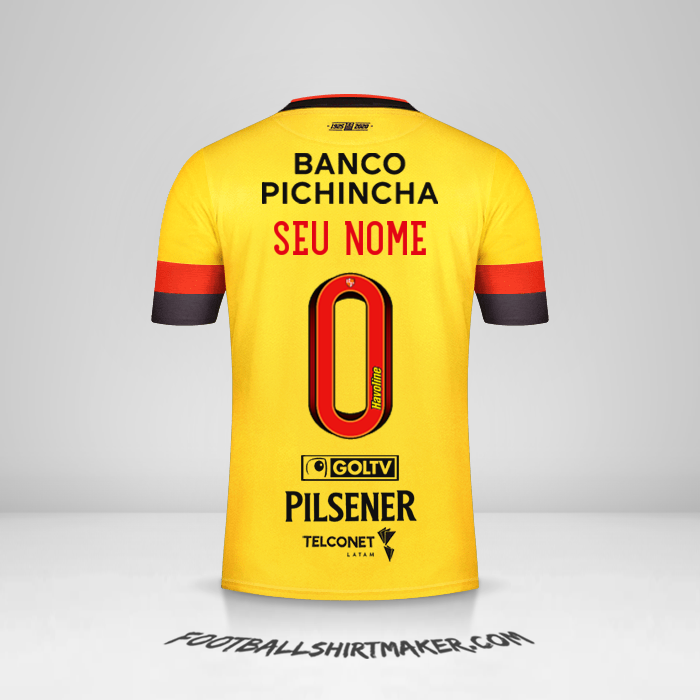 Camisa Barcelona SC 2020 -  seu nome - 0