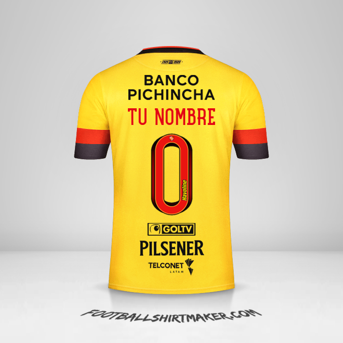 Jersey Barcelona SC 2020 -  tu nombre - 0