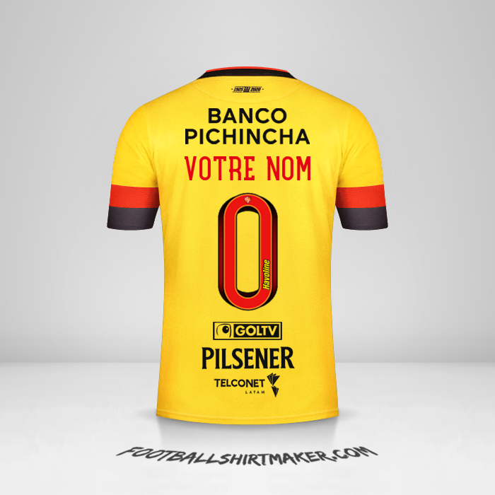 Maillot Barcelona SC 2020 -  votre nom - 0