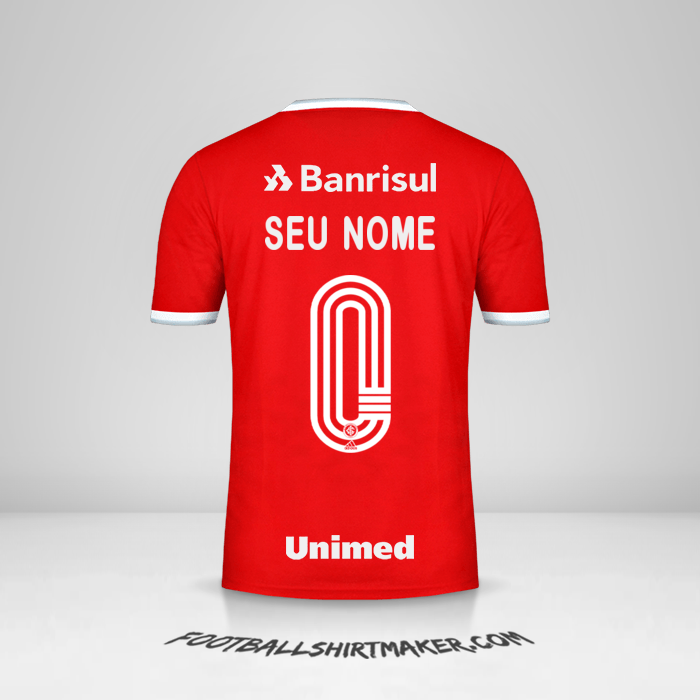 Camisa Internacional 2020 -  seu nome - 0