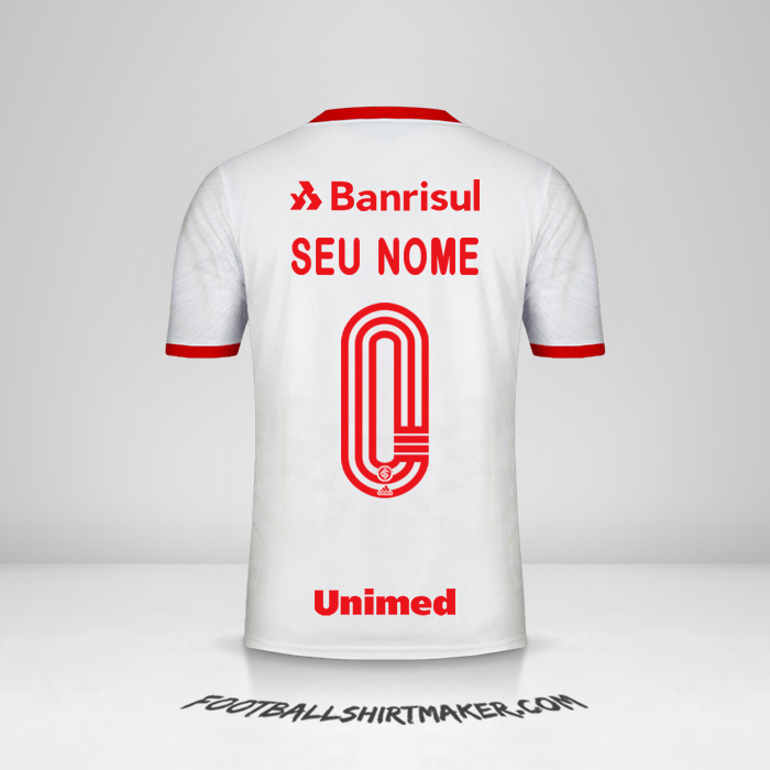 Camisa Internacional 2020 II -  seu nome - 0