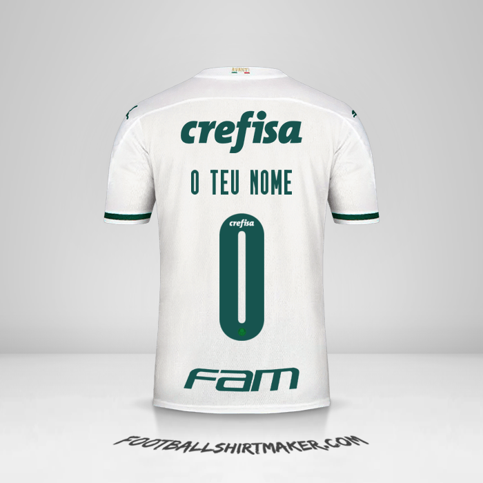 Camisola Palmeiras Libertadores 2020 II -  o teu nome - 0