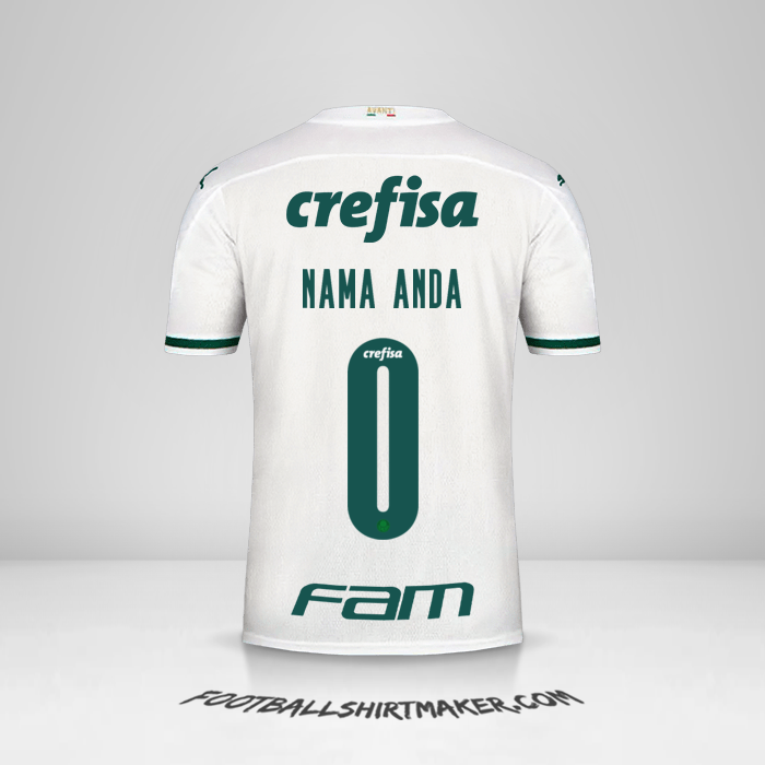 Jersey Palmeiras Libertadores 2020 II -  nama anda - 0