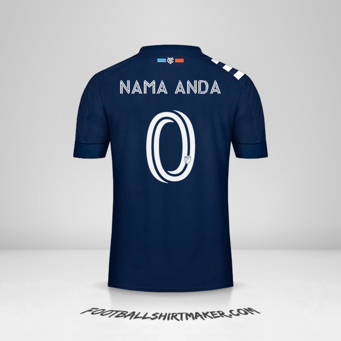 Jersey New York City FC 2020 II -  nama anda - 0