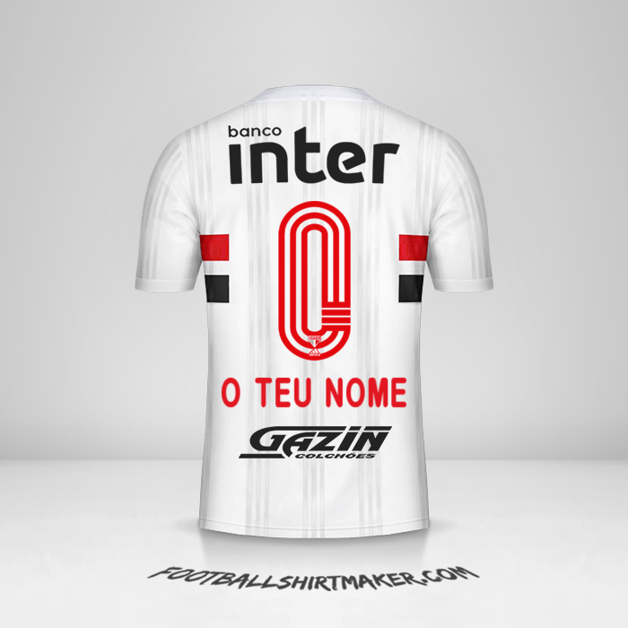 Camisola Sao Paulo FC 2020/21 -  o teu nome - 0