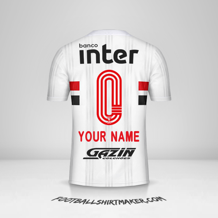 Jersey Sao Paulo FC 2020/21 -  your name - 0