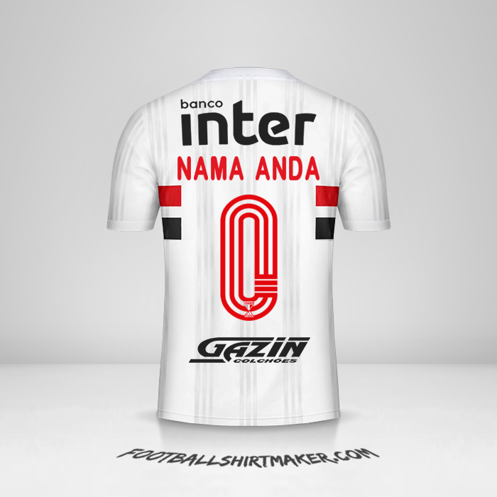 Jersey Sao Paulo FC Libertadores 2020 -  nama anda - 0