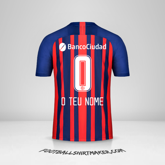 Camisola San Lorenzo 2020 -  o teu nome - 0