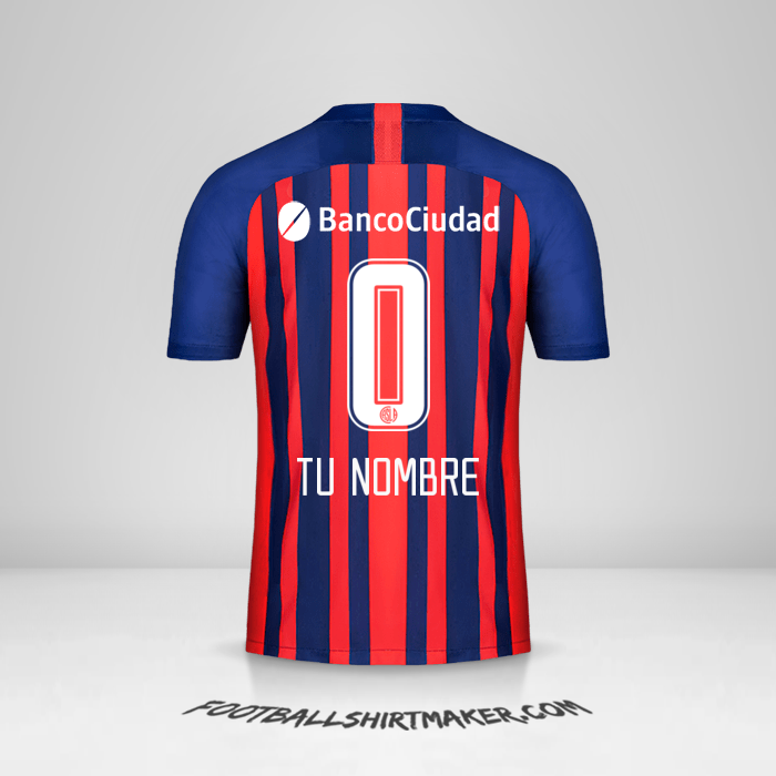 Camiseta San Lorenzo 2020 -  tu nombre - 0