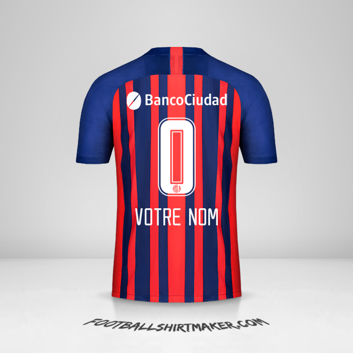 Maillot San Lorenzo 2020 -  votre nom - 0