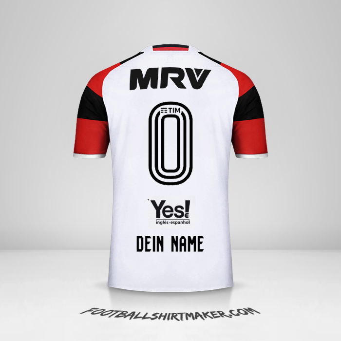 Trikot Flamengo 2016/17 II -  dein name - 0