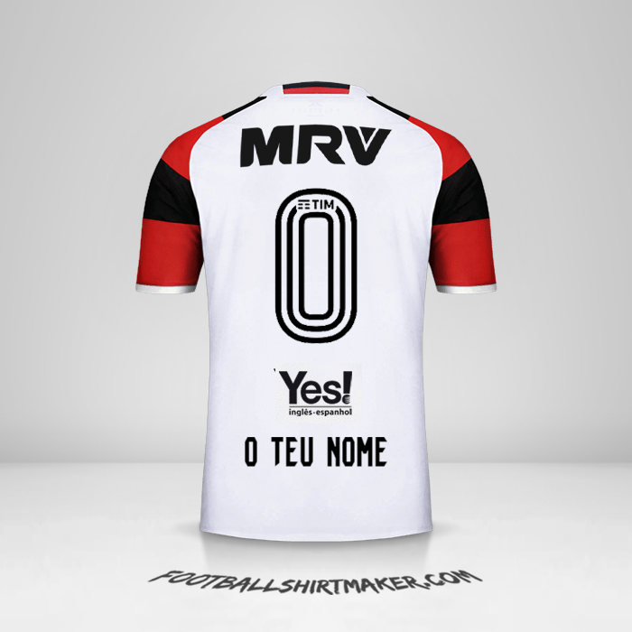 Camisola Flamengo 2016/17 II -  o teu nome - 0