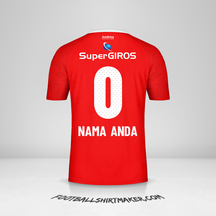 Jersey America de Cali 2019/20 -  nama anda - 0