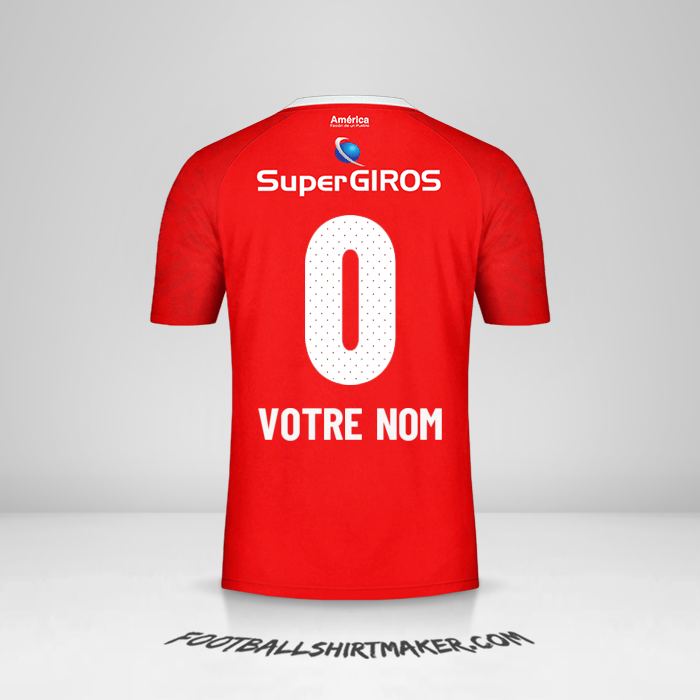 Maillot America de Cali 2019/20 -  votre nom - 0