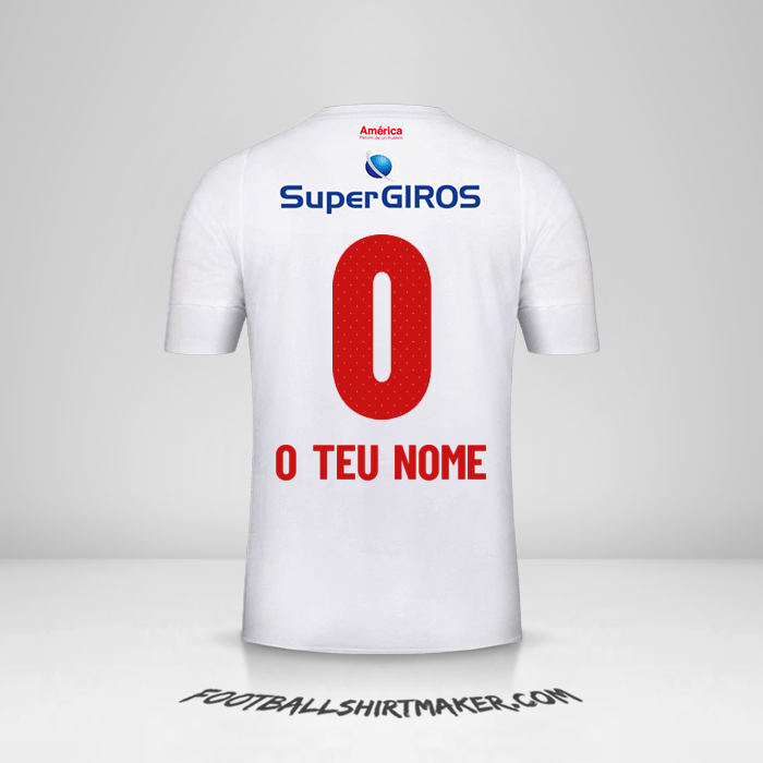 Camisola America de Cali 2019/20 II -  o teu nome - 0