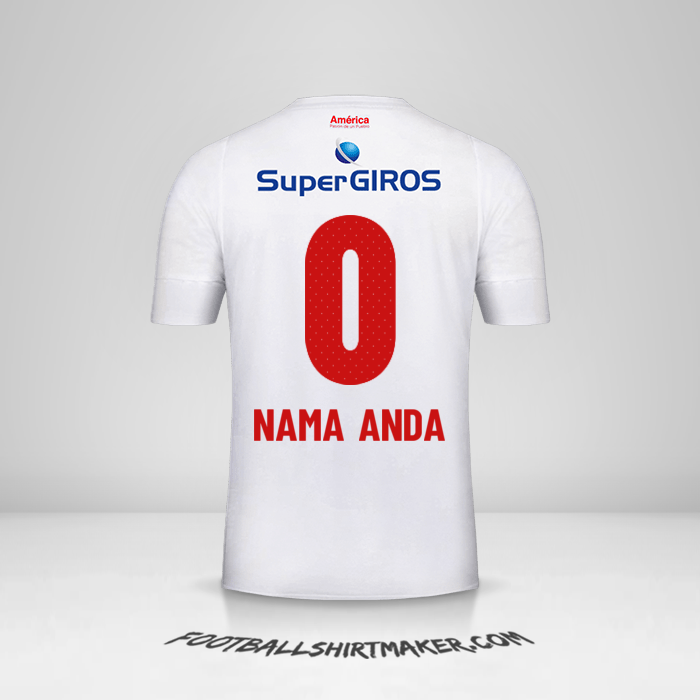 Jersey America de Cali 2019/20 II -  nama anda - 0