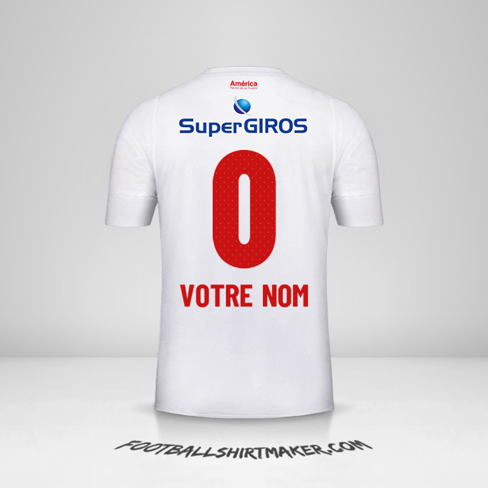 Maillot America de Cali 2019/20 II -  votre nom - 0