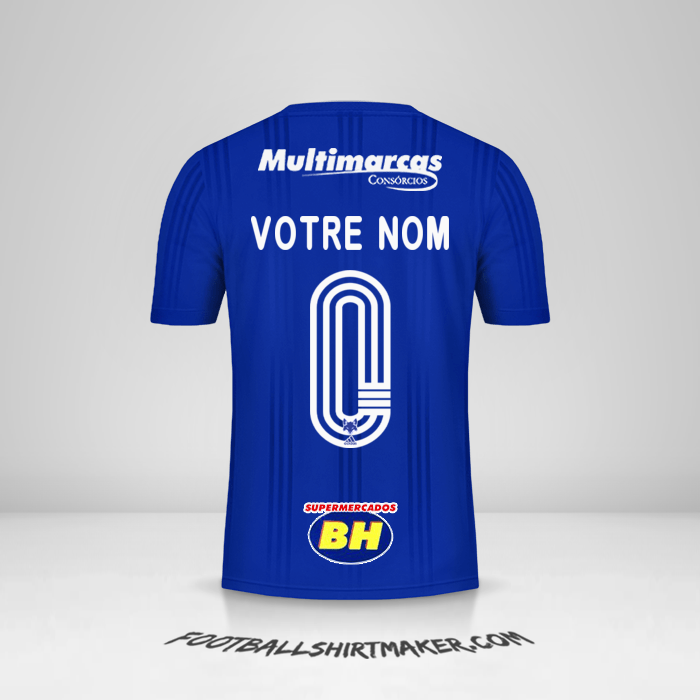 Maillot Cruzeiro 2020 -  votre nom - 0