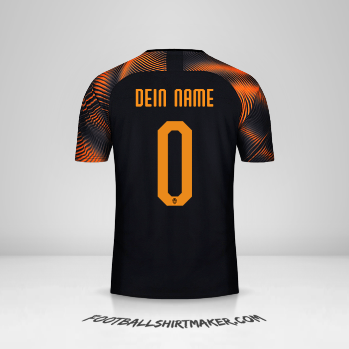 Trikot Valencia CF 2019/20 Cup II -  dein name - 0