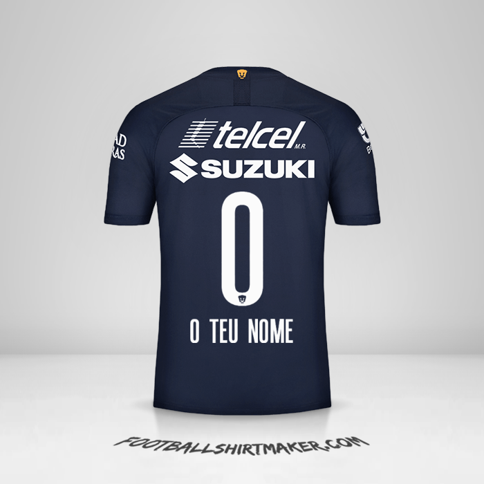 Camisola Pumas UNAM 2019/20 III -  o teu nome - 0