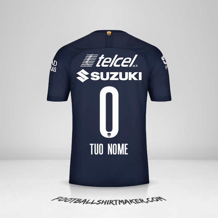 Maglia Pumas UNAM 2019/20 III -  tuo nome - 0
