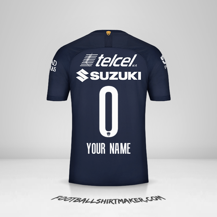 Jersey Pumas UNAM 2019/20 III -  your name - 0