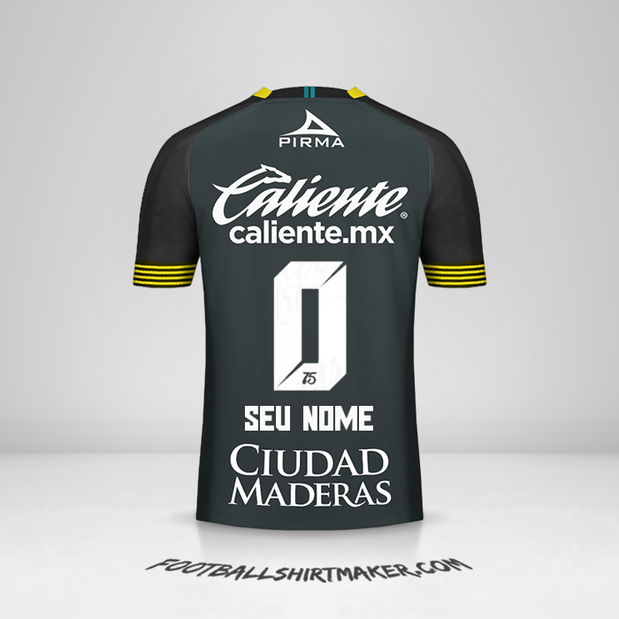 Camisa Club León 2020 III -  seu nome - 0