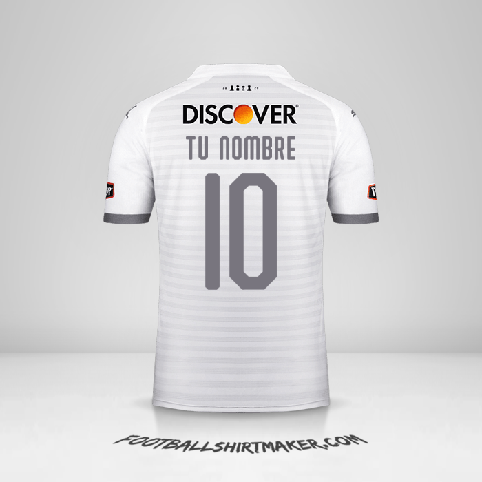 Camiseta Liga de Quito 2020 número 10 tu nombre