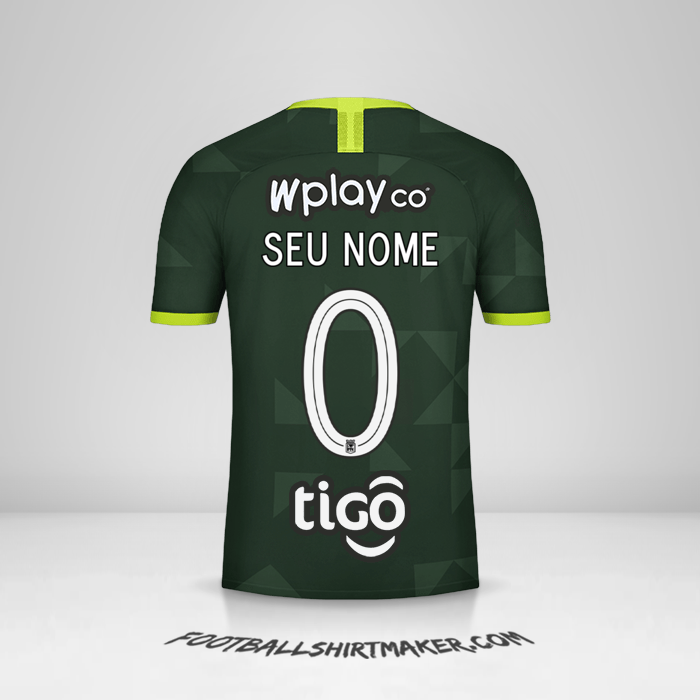 Camisa Atletico Nacional 2020 II -  seu nome - 0