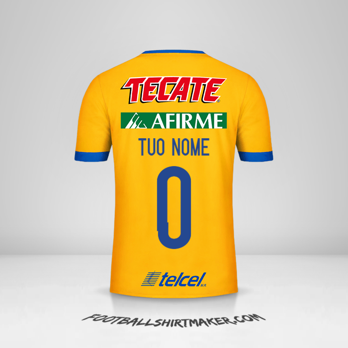 Maglia Tigres UANL 2017/18 -  tuo nome - 0