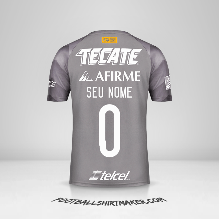 Camisa Tigres UANL 2018 III -  seu nome - 0