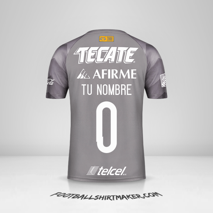 Camiseta Tigres UANL 2018 III -  tu nombre - 0