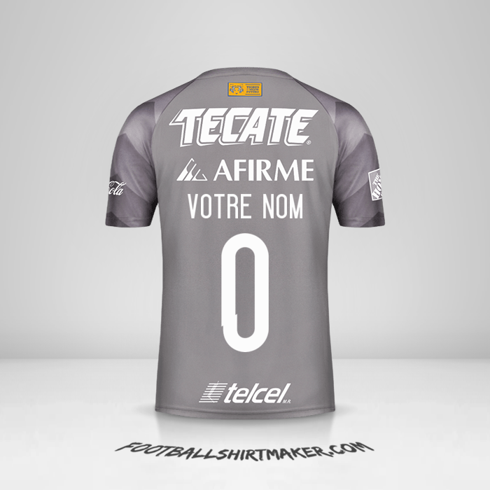 Maillot Tigres UANL 2018 III -  votre nom - 0